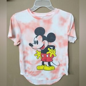 Mickey Mouse T-shirt Women's Tee Medium Tye Dye X1